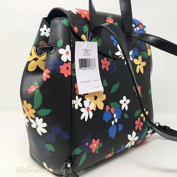 New Kate Spade Lizzie Floral backpack & wallet - Picture 4 of 12
